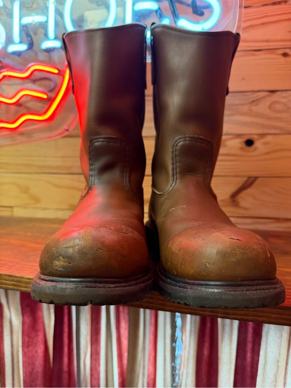 Vtg Redwing Pecos Boots #2231- 11 B Product Made On 06/2008 Beautiful Steel Toe